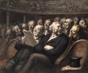 Intermedio en la Comédie Française de Honoré Daumier